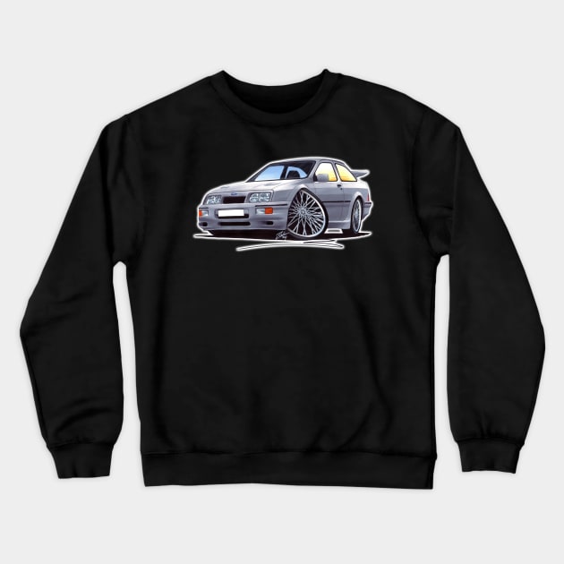 Ford Sierra Cosworth Grey Crewneck Sweatshirt by y30man5